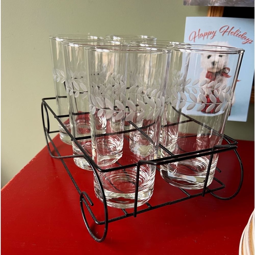 Vintage Metal Drink Caddy